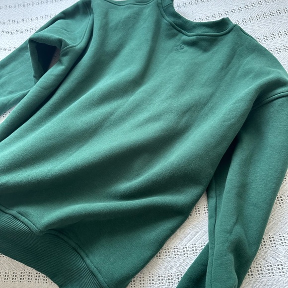 Altar'd State Teal Graphic Women's Sweater - Picture 6 of 7